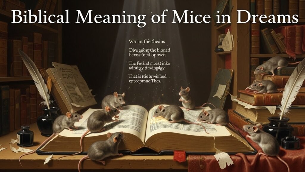 Biblical Meaning of Mice in