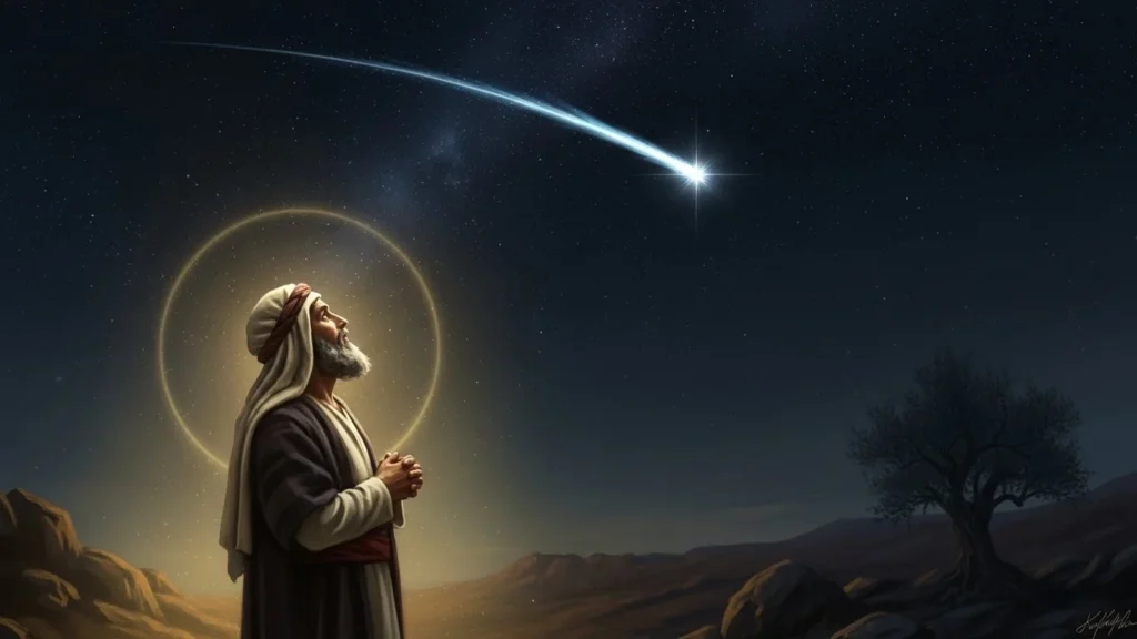 biblical meaning of seeing a shooting star