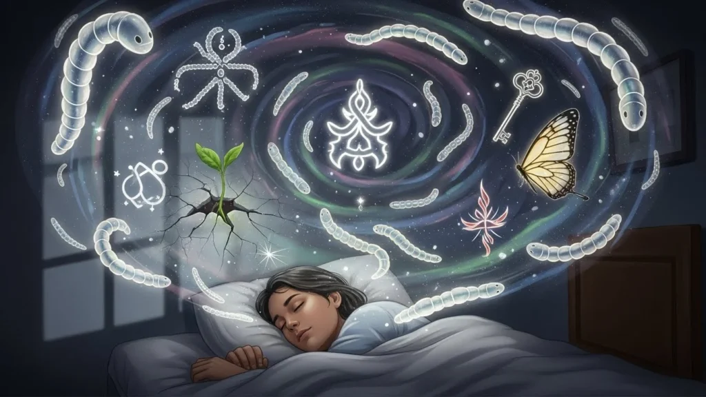 spiritual meaning of worms in dreams