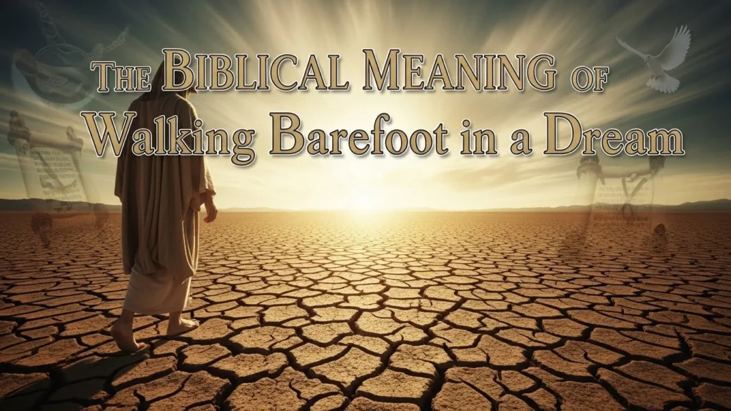 the biblical meaning of walking barefoot in a