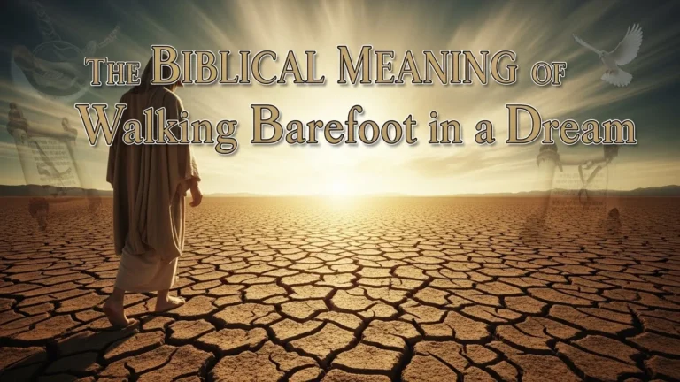 the biblical meaning of walking barefoot in a