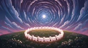 Dreaming About Sheep Walking in Circles